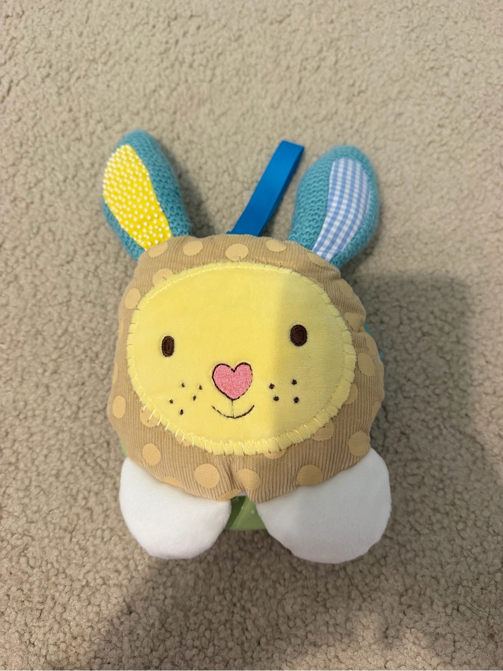 Kane Miller Soft Book I love you little bunny with textured ears for Babies